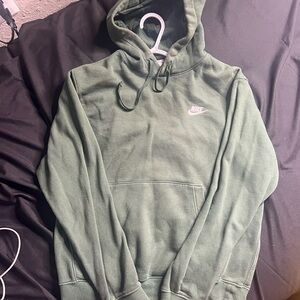 Nike Men's Crewneck Hoodie - Olive